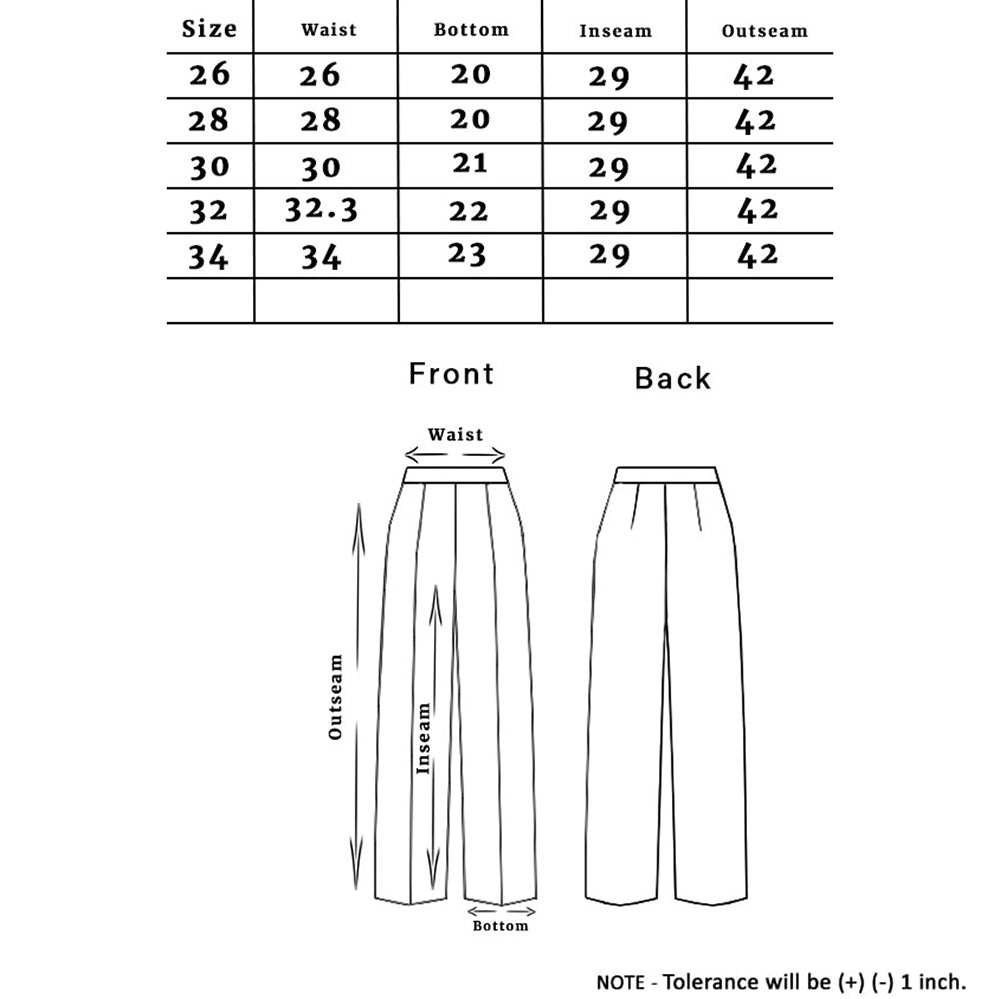 Veshbhoshaa Bluebird Women'S Black Solid Casual Bell Bottom  Trousers - PUSHMYCART