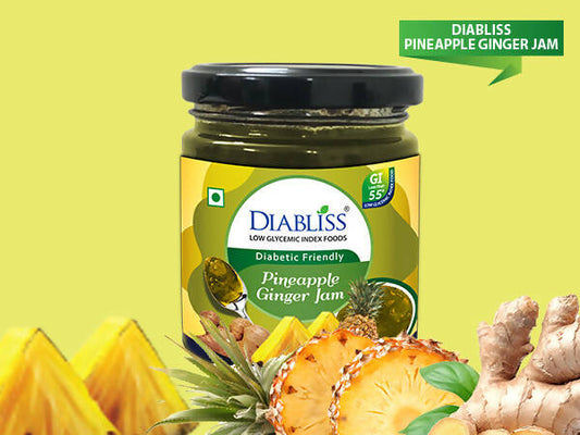Diabliss Diabetic Friendly Pineapple Ginger Jam