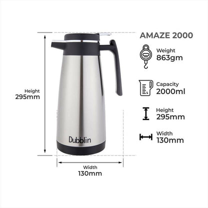 Dubblin Amaze Stainless Steel Kettle