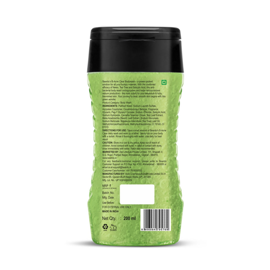 Beardo B-Acne Clear Body Wash 200ml