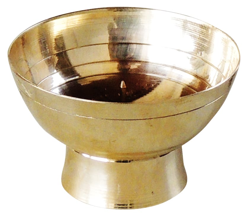 Brass Dhoopbatti Stand Incense Holder 0.025Kg - PUSHMYCART