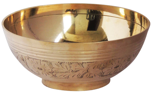Pure Brass Bowl 0.3Kg - PUSHMYCART