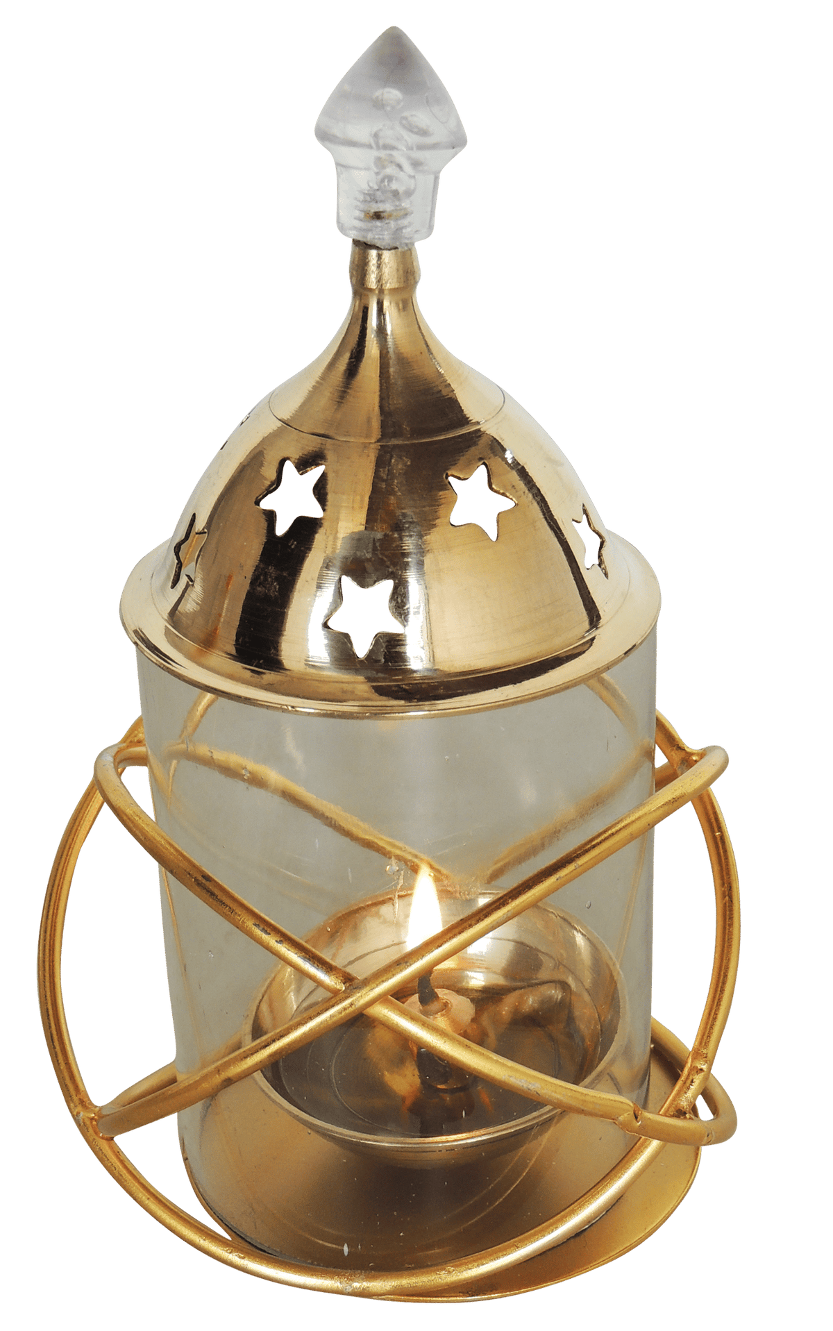 Iron and Brass Ring Udapi Chimney Deepak 0.25Kg