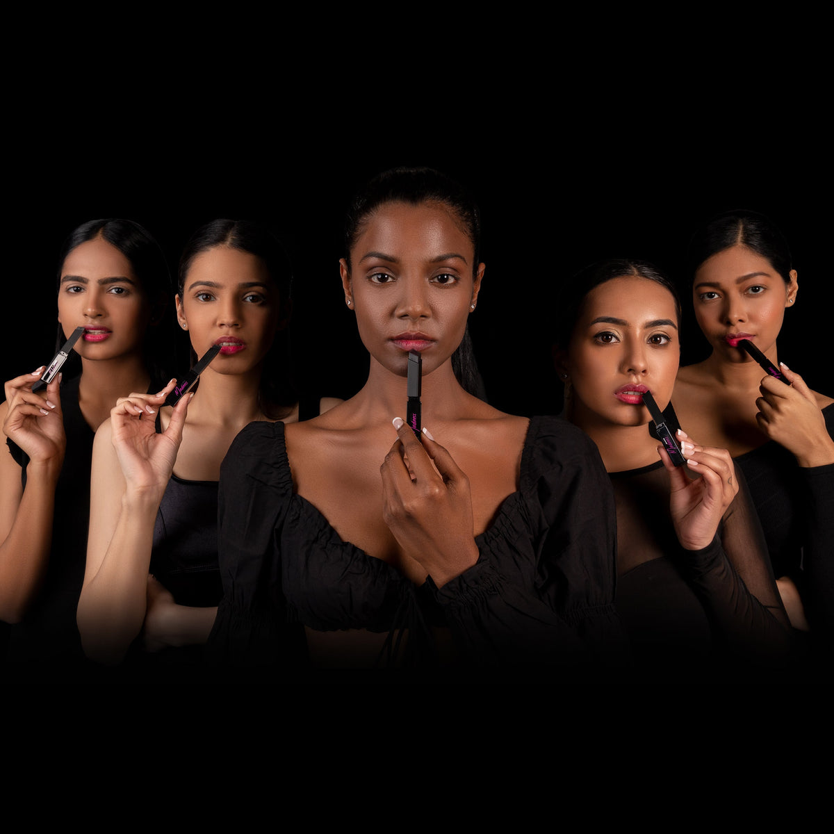 Renee Madness PH Stick 3GM | Black Lipstick Pink Pay Off - PUSHMYCART