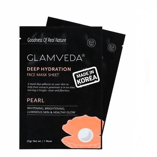 Glamveda Pearl Sheet Mask -Brightening & Lightening