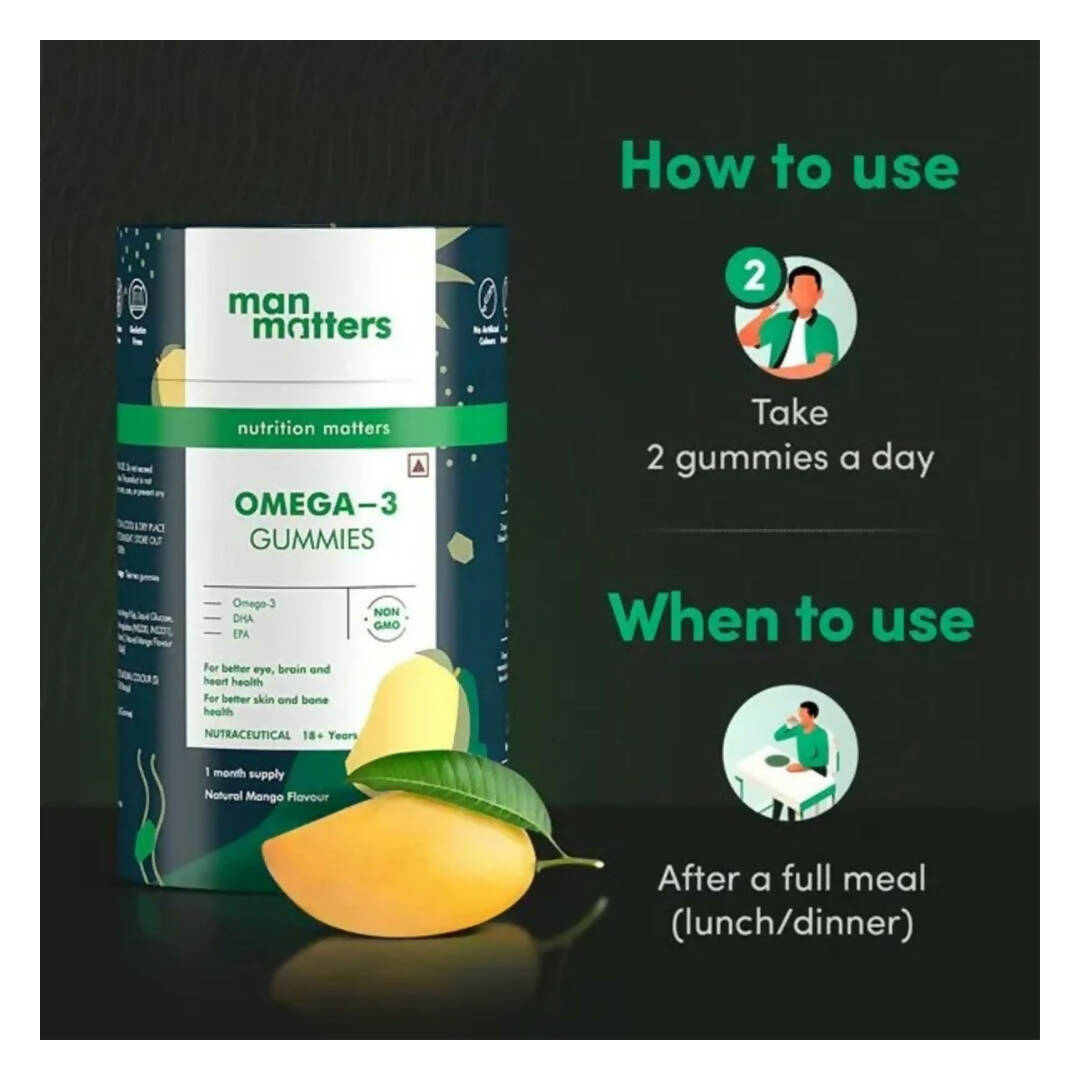 Man Matters Omega 3 Gummies