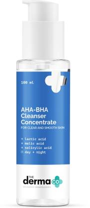 The Derma co AHA BHA Cleanser Concentrate with Lactic, Malic, & Salicy ...