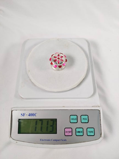 Pure Silver Kajal Box 17.13g - PUSHMYCART