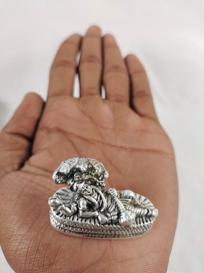 Pure Silver Ananthapadmanabha Swamy (Antique) 48.07 Grams - PUSHMYCART