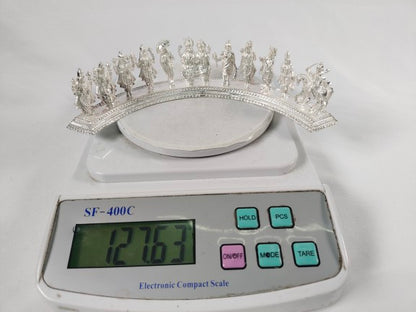 Pure Silver Dasavataram 127.63 Grams - PUSHMYCART