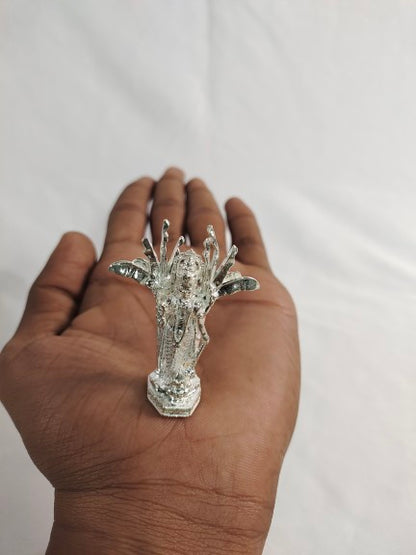Pure Silver Satyanarayana Swami Solid 23.6 Grams - PUSHMYCART