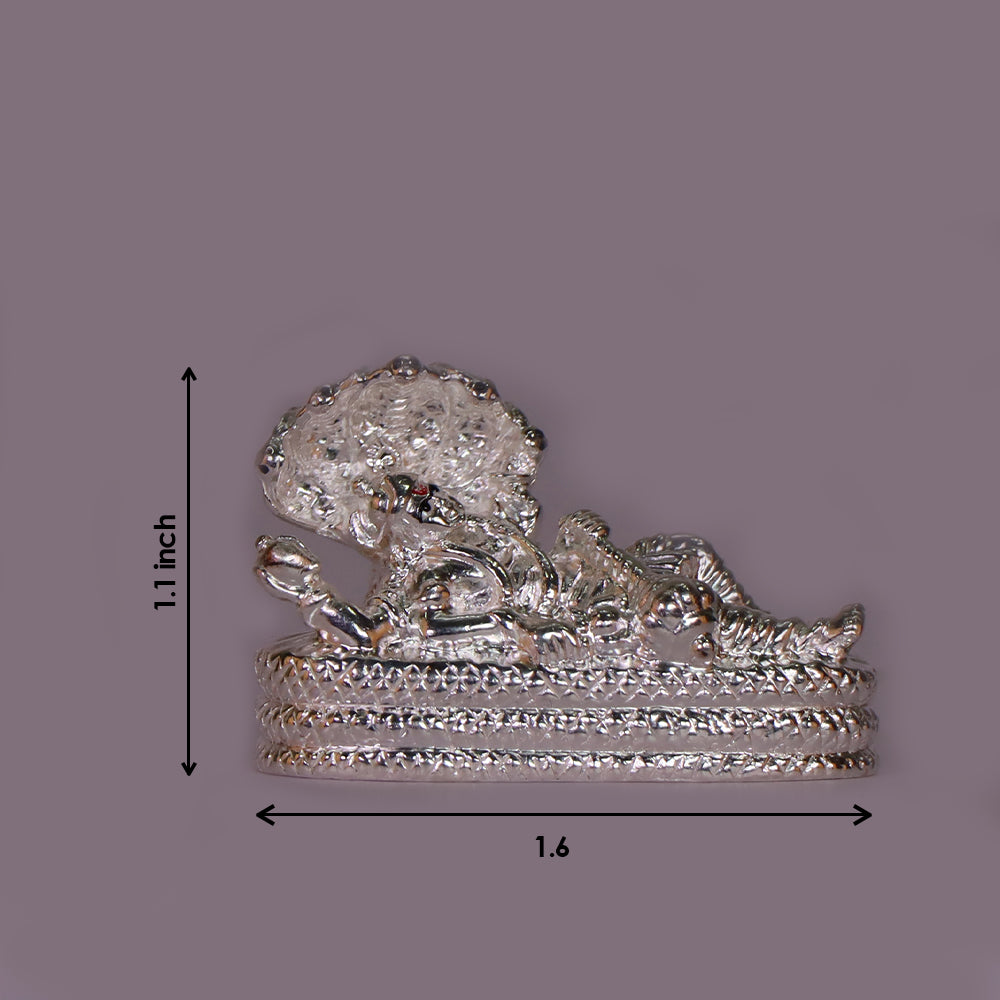 Pure Silver Ananthapadmanabha Swamy 38.8 Grams - PUSHMYCART