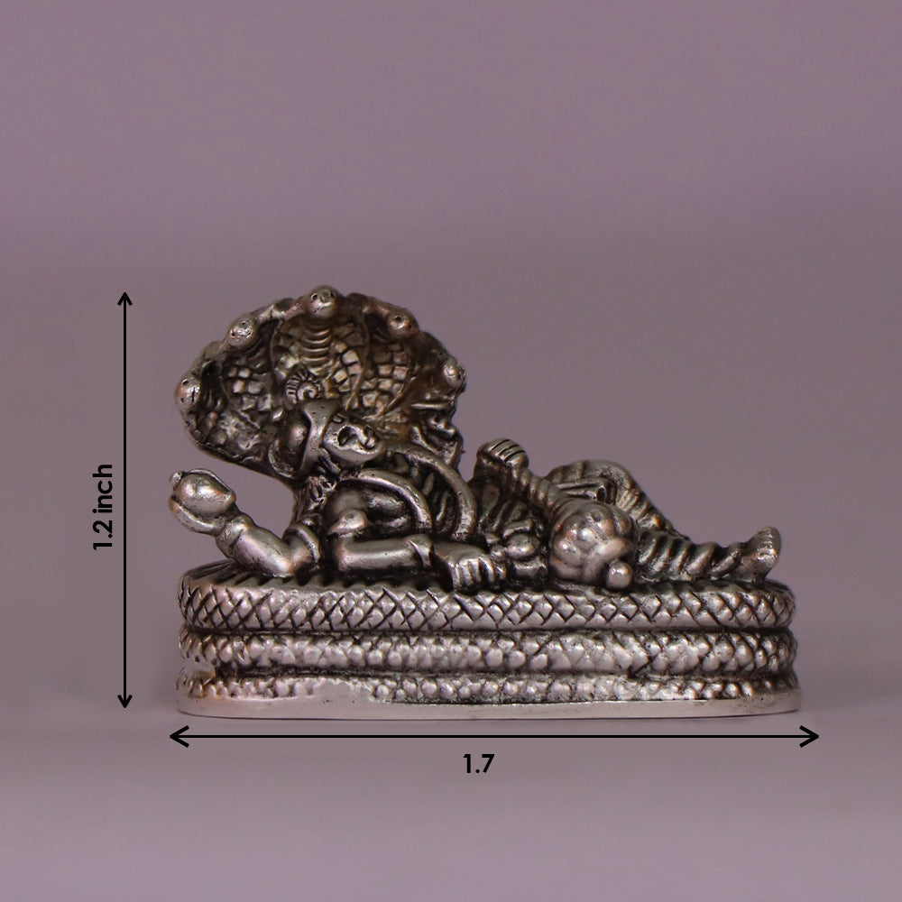 Pure Silver Ananthapadmanabha Swamy (Antique) 48.07 Grams - PUSHMYCART