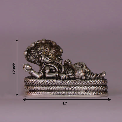 Pure Silver Ananthapadmanabha Swamy (Antique) 48.07 Grams - PUSHMYCART