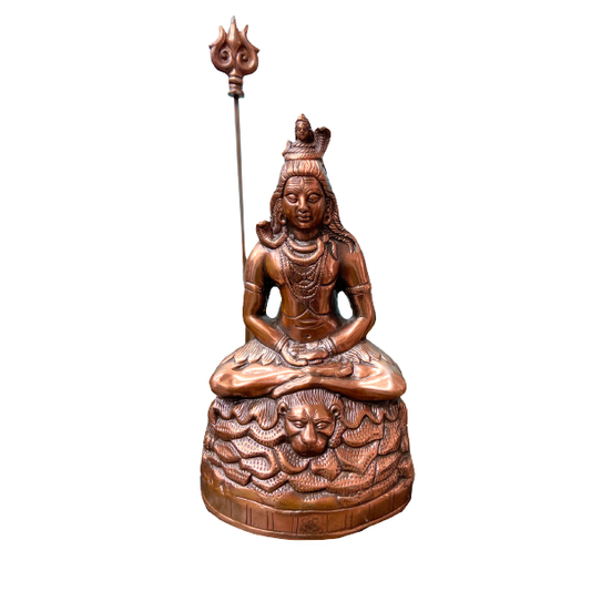 Lord Yogeshwar ( Shiva ) Bronze Idol - PUSHMYCART