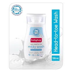 Babyhug Milk Protein Formula Daily Head To Toe Milky Wash - PUSHMYCART