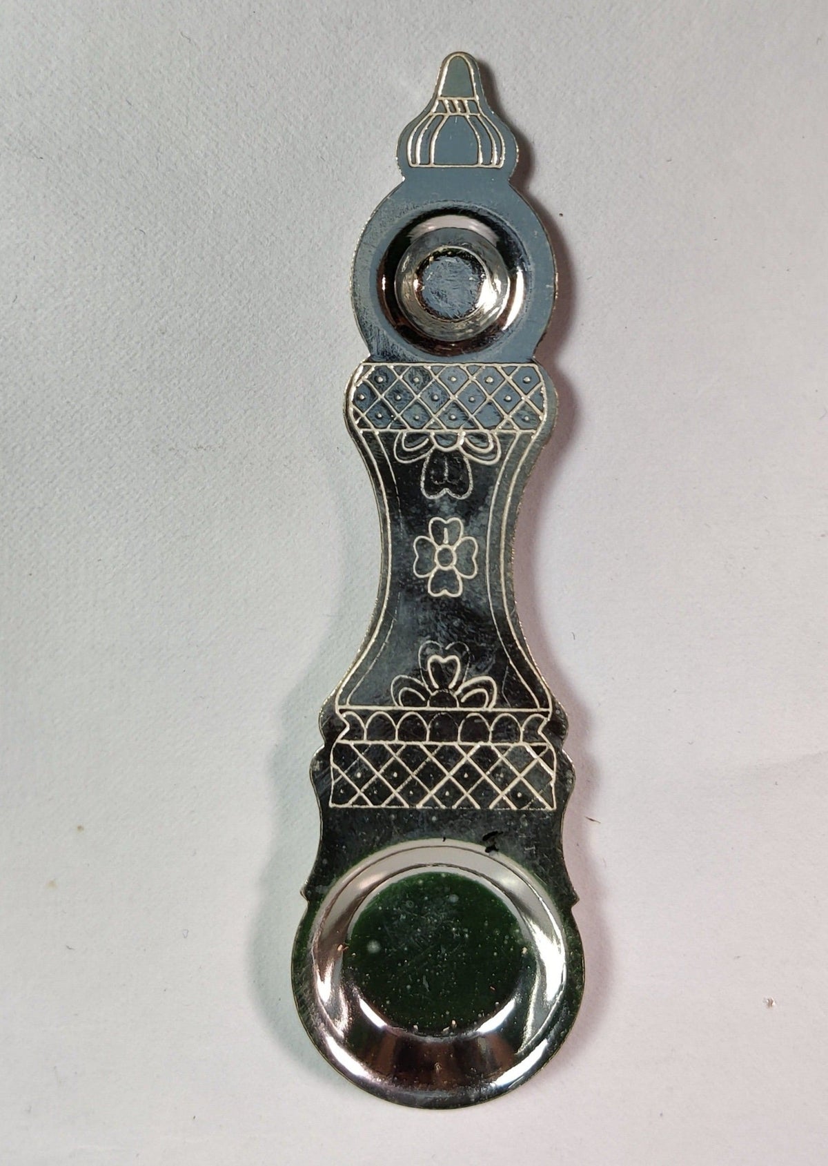 Pure Silver Harathi Spoon 34 grams - PUSHMYCART