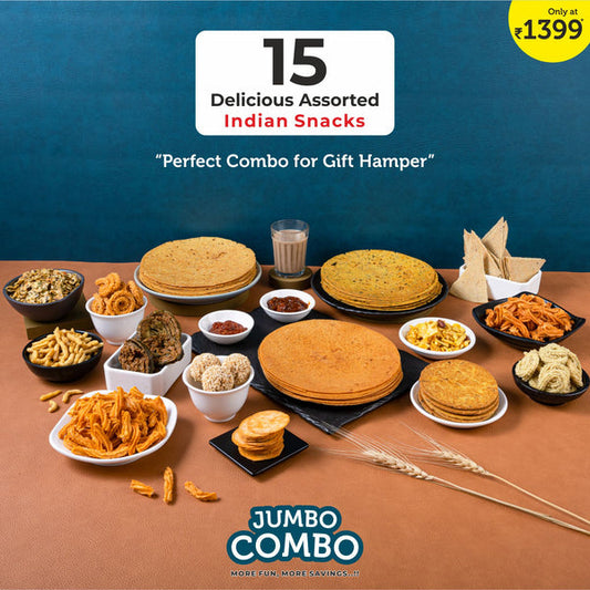 Stuti Khakhra 15 Delicious Assorted Indian Snacks Best For Gift Hampers
