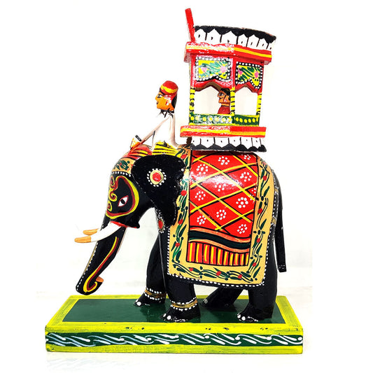 Elephant Ambari |8 Inch Size Kondapalli Handicrafts