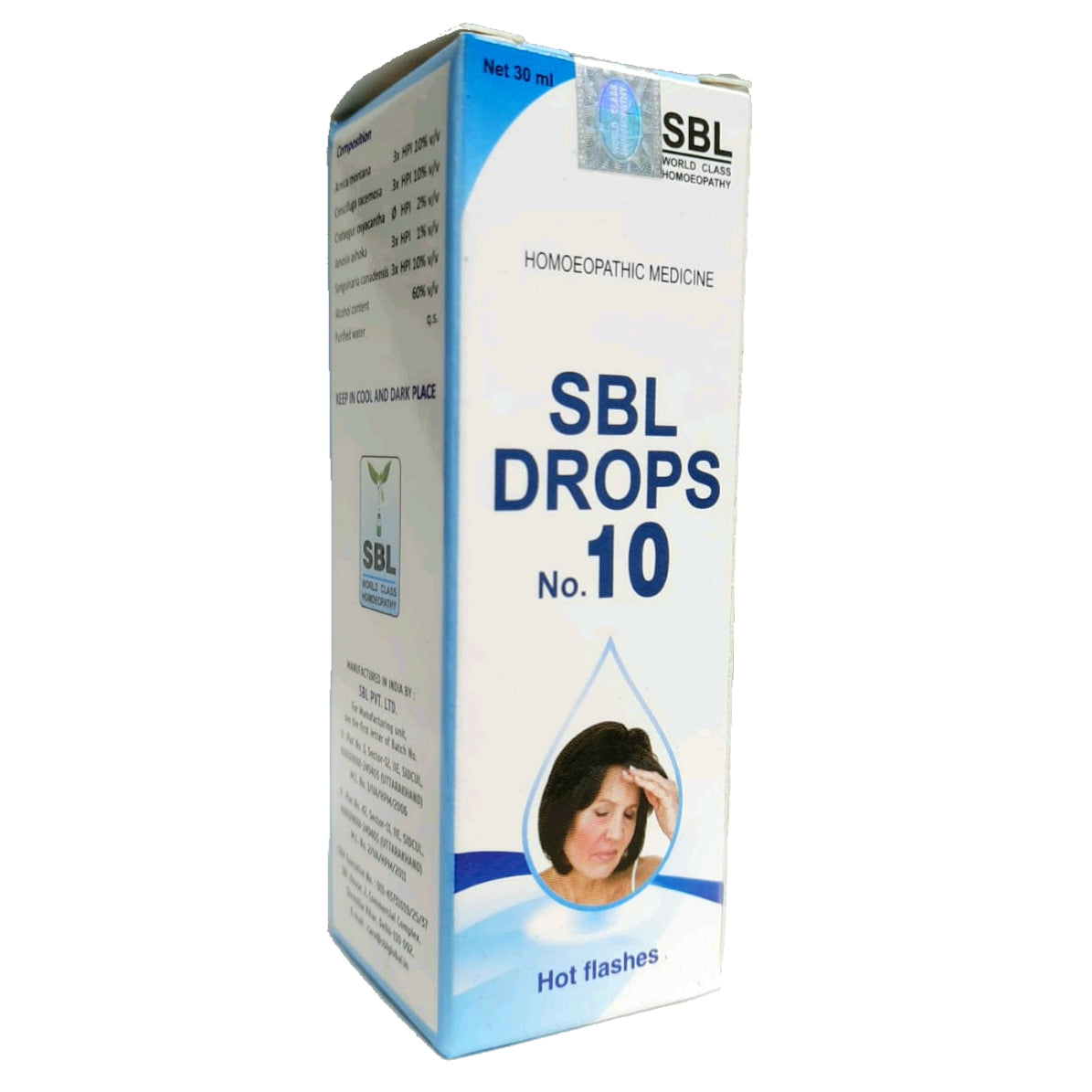 SBL Drops No. 10 (for Hot Flashes) - PUSHMYCART