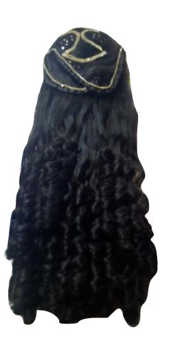 Curly Hair Extension With Decoration For Dance - PUSHMYCART
