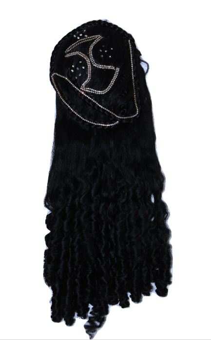 Curly Hair Extension with decoration - PUSHMYCART