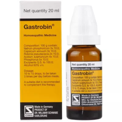 Dr Willmar Schwabe Germany Gastrobin Drop