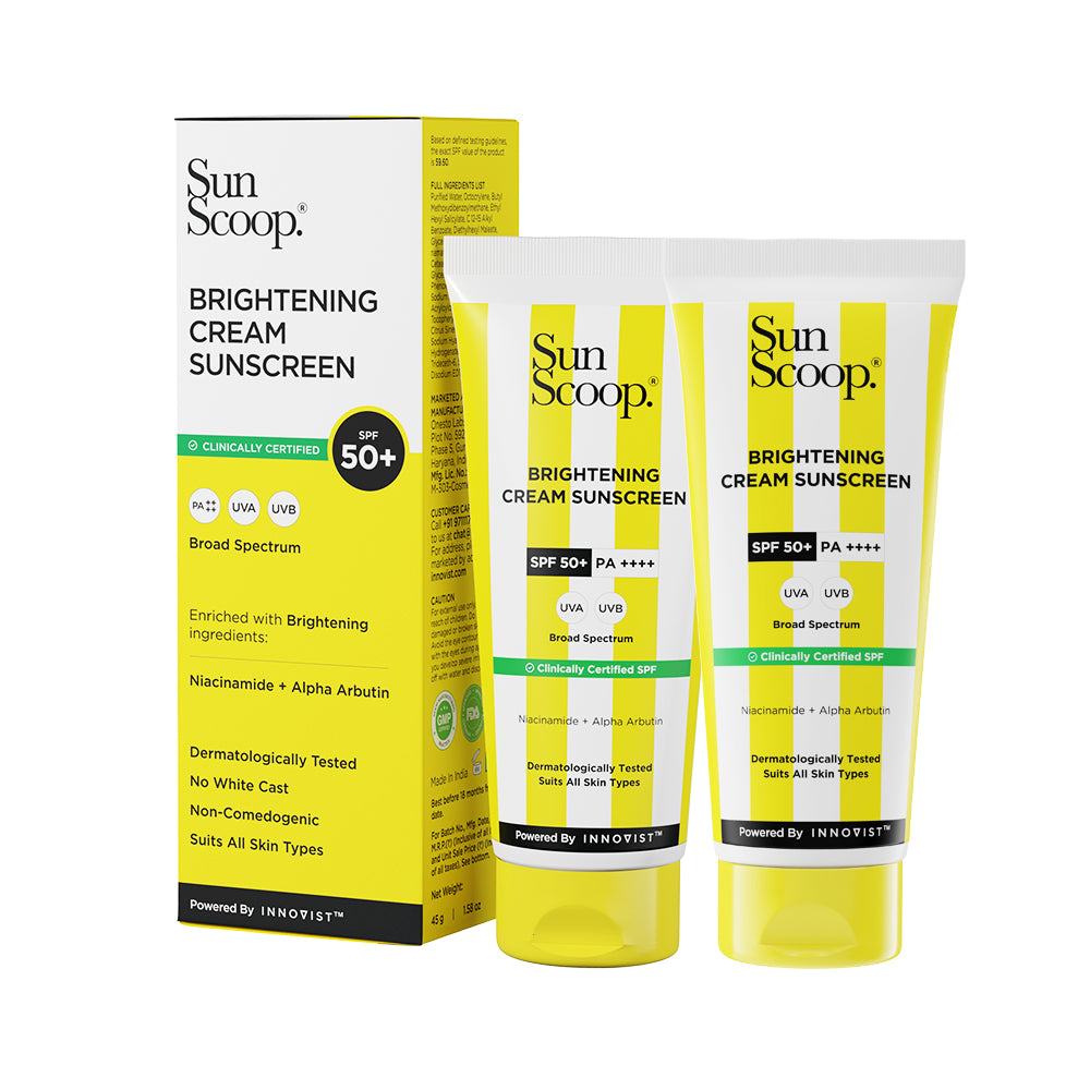Innovist Brightening Cream Sunscreen | SPF 50 | 45 g - PUSHMYCART