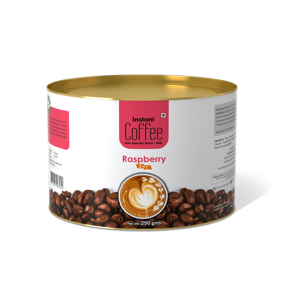 Raspberry Coffee Premix (3 in 1) - PUSHMYCART