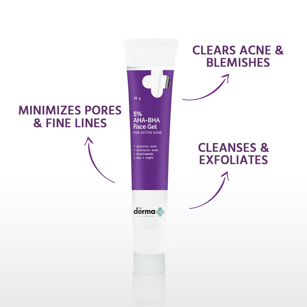 The Derma co A5% AHA BHA Face Gel - PUSHMYCART