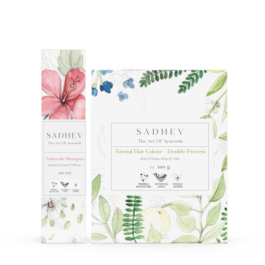 Sadhev The Ayurvedic Hair Colour Duo