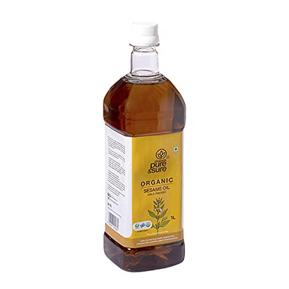 Pure & Sure Organic Cold Pressed Sesame Oil
