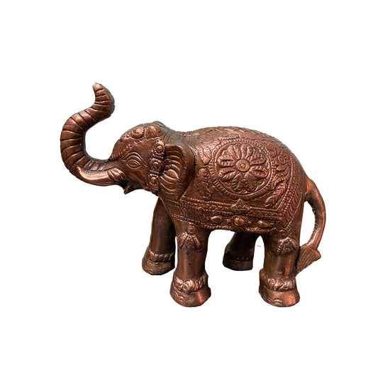 Bronze Antique Elephant Statue - PUSHMYCART