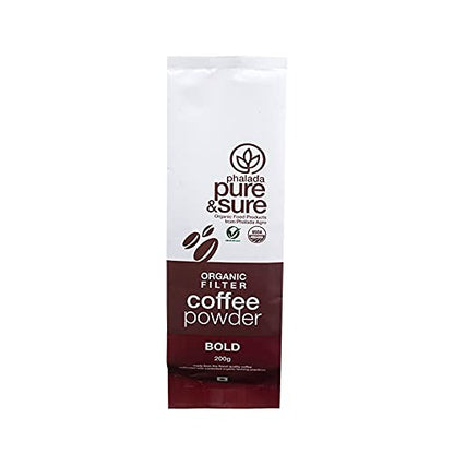 Pure & Sure Organic Filter Coffee Powder - Bold