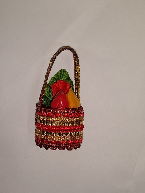 Basket Model Haldi Kumkum Set - 10gms - PUSHMYCART
