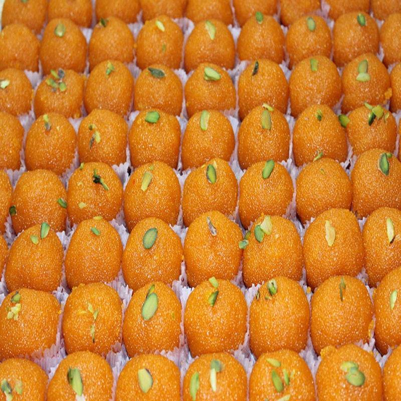 Sri Krishna Motichoor Laddu 500gms - PUSHMYCART