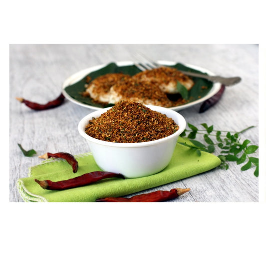 Kakarla Swagruha Foods Nalla Karam Podi 500gms - PUSHMYCART