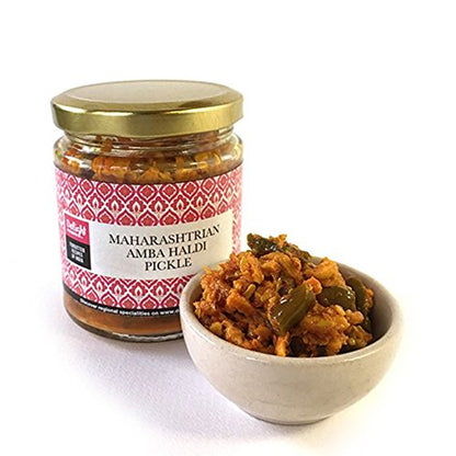 Delight Foods Maharashtrian Amba Haldi Pickle (200 gm)