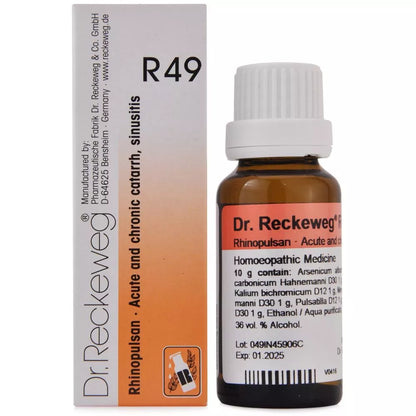 Dr. Reckeweg R49 Sinus Drop | Medicine For Sinus Pressure | Sinus Infection Medication
