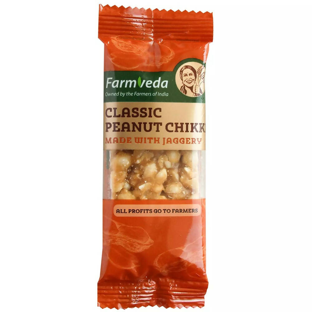Farmveda Classic Peanut Chikki-Made With Jaggery
