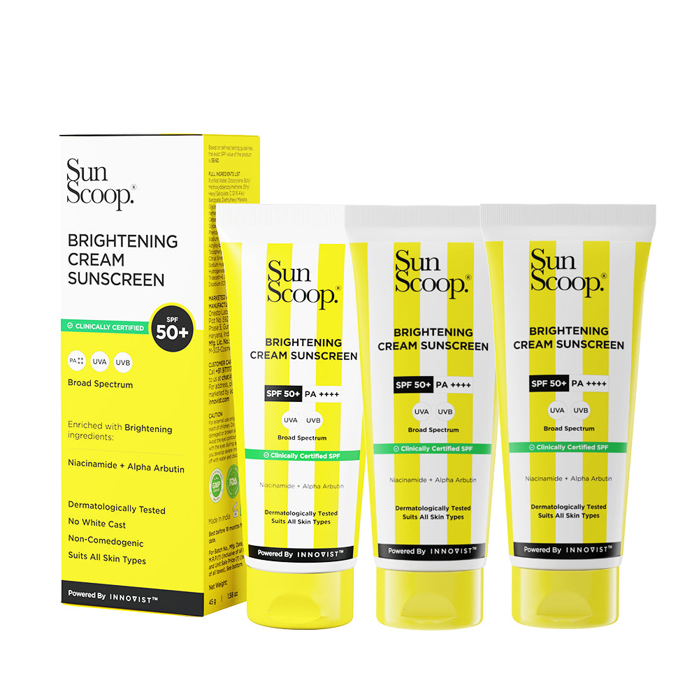 Innovist Brightening Cream Sunscreen | SPF 50 | 45 g - PUSHMYCART