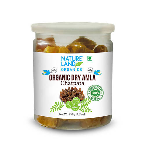 Nature Land Organics Dry Amla Candy Chatpata
