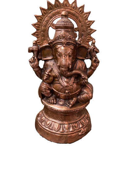 Lord Ganesha Bronze Idol - PUSHMYCART