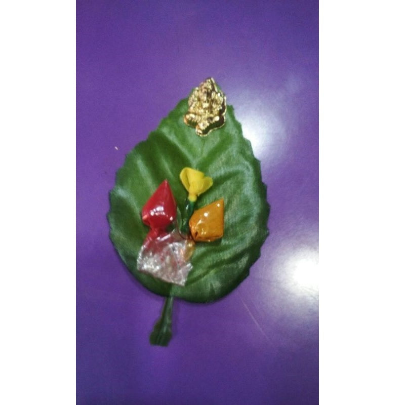 Leaf Haldi Kumkum   Pack Of 100 - 500gms - PUSHMYCART