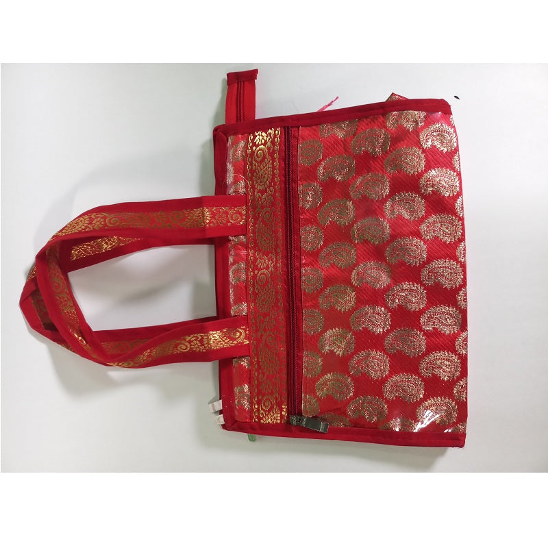 Red Color Multi-Purpose Bag  - Pack Of 10 - 1200gms - PUSHMYCART