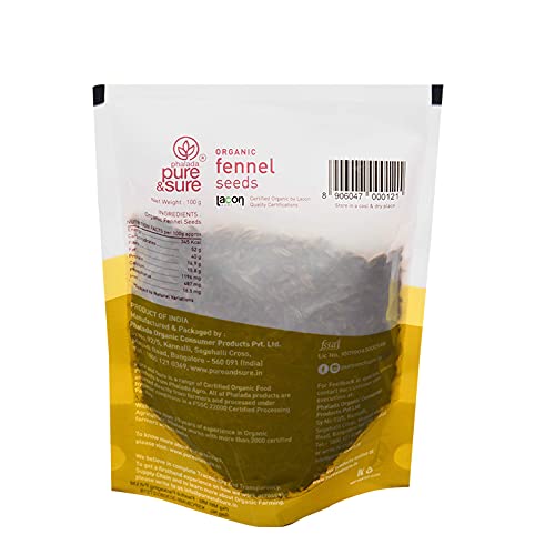 Pure & Sure Organic Fennel Seeds