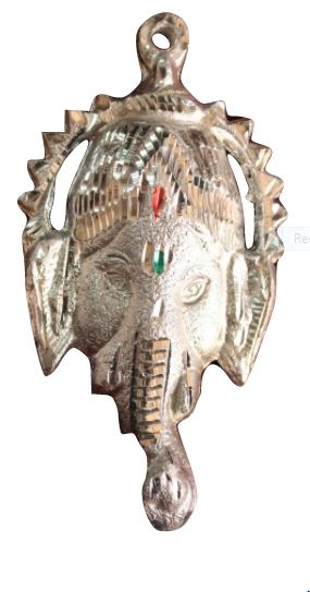 Silver Plated Right Turn Trunk Ganesh - PUSHMYCART