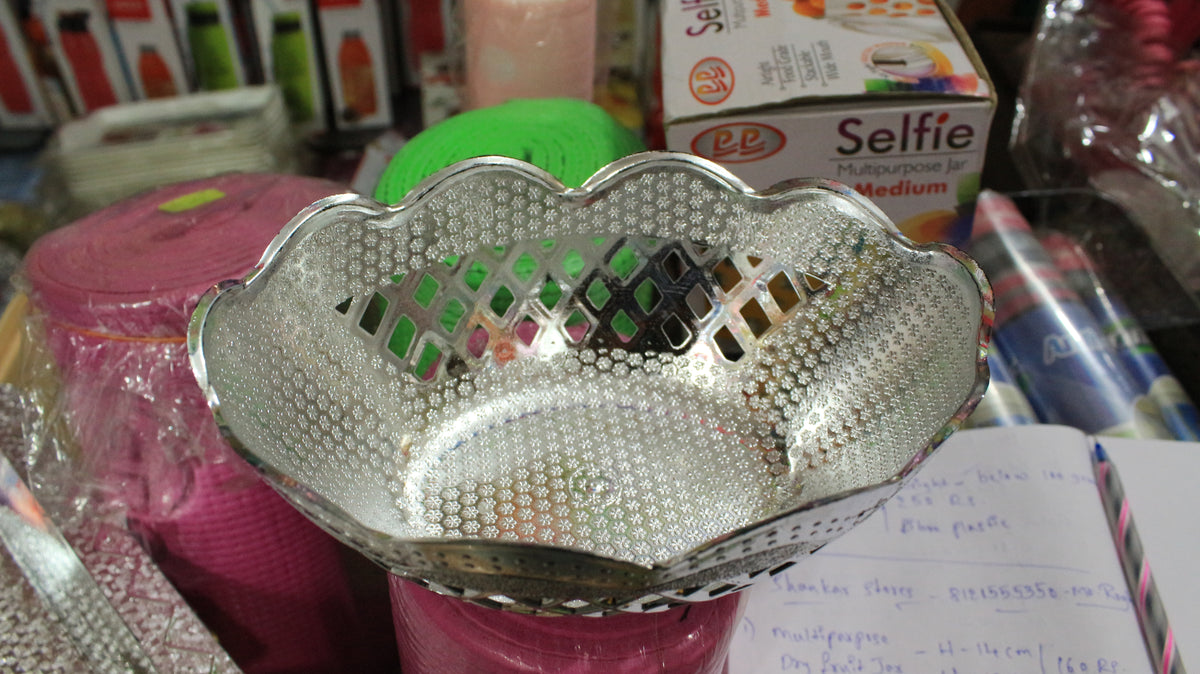 Fancy Silver Color Bowl - 300gms - PUSHMYCART