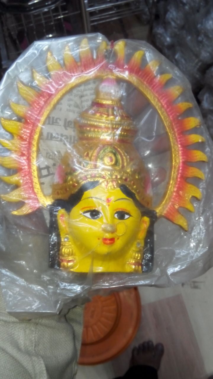 Ammavaru Face With Kireetam - 500gms - PUSHMYCART