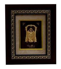 2d Balaji Gold Foil Frame - PUSHMYCART